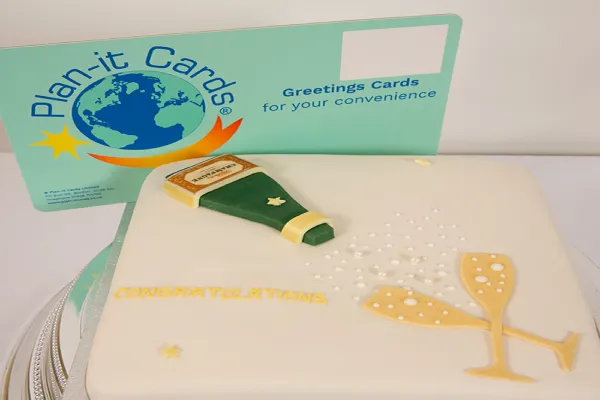 Plan-it Cards Cuts 21st Birthday Cake