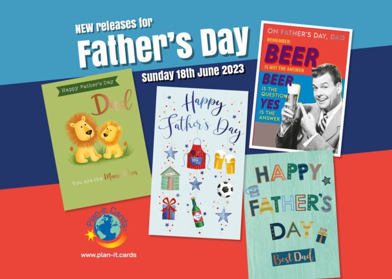 Get Ready for Father’s Day Sunday 18th June 2023 with Plan-it Cards!